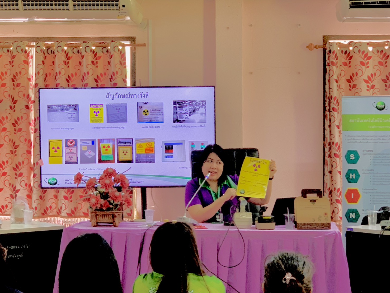 TINT visits covid hospital center