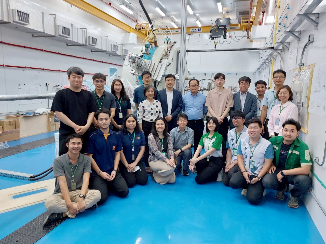 TINT visits covid hospital center