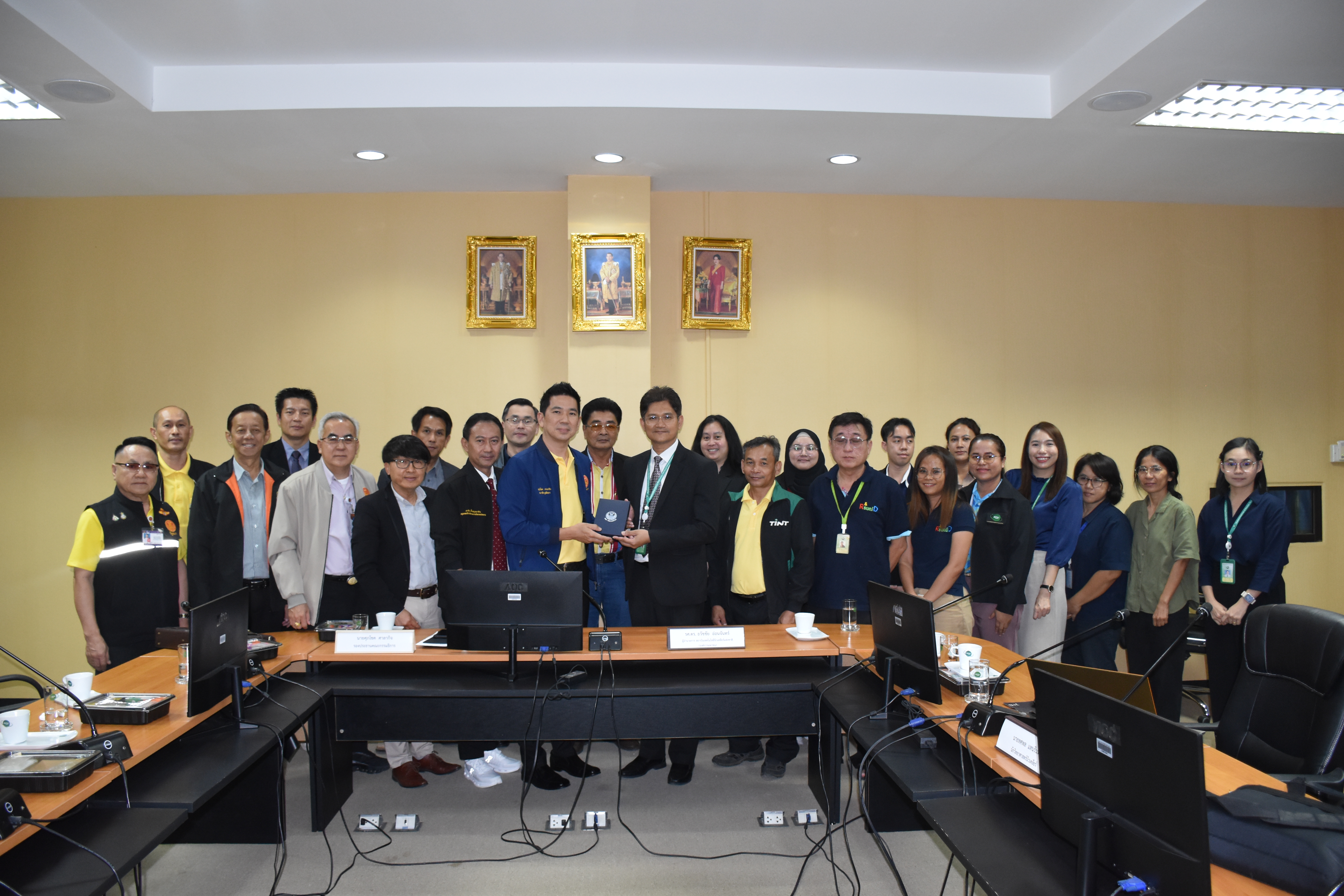 TINT visits covid hospital center