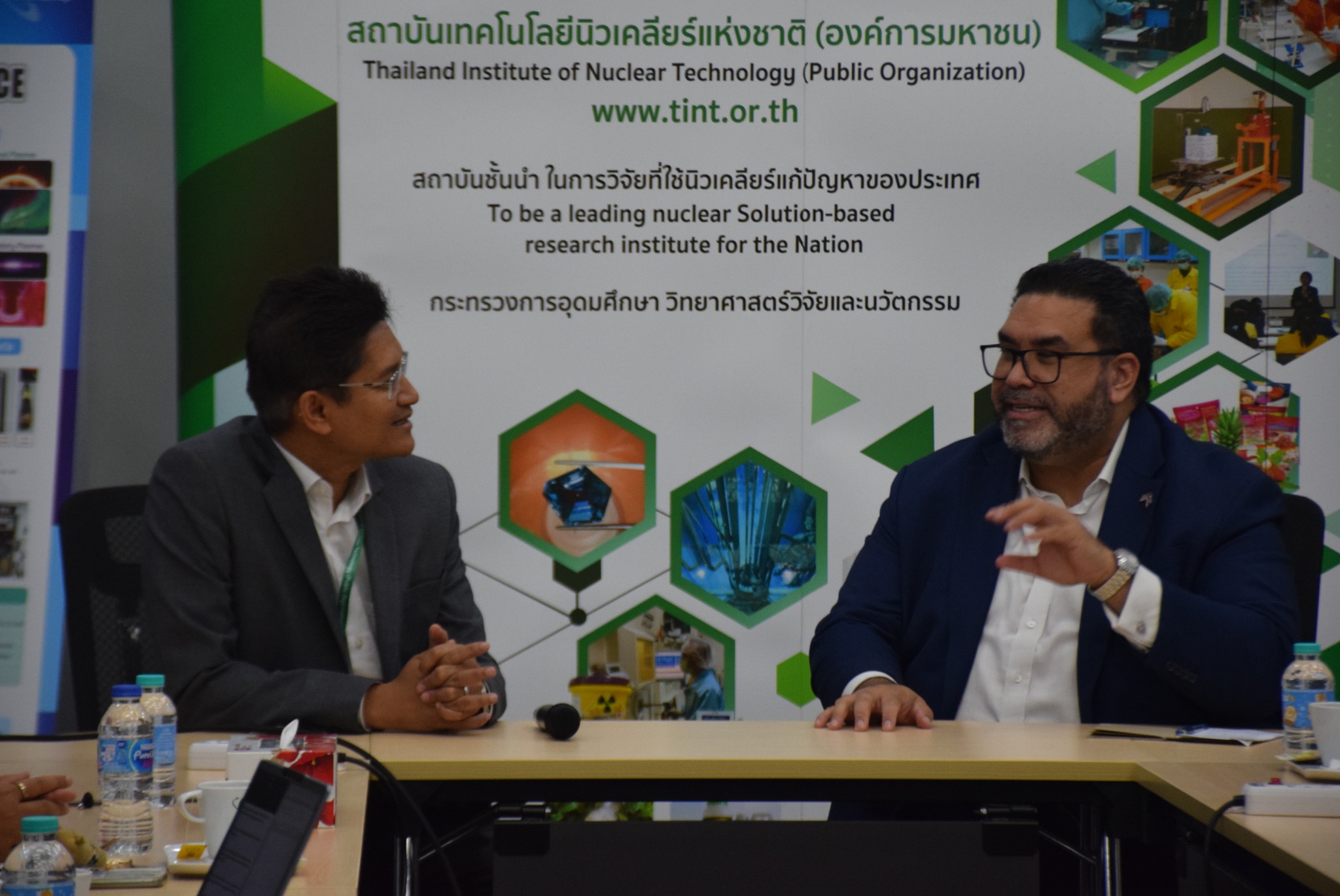 TINT visits covid hospital center