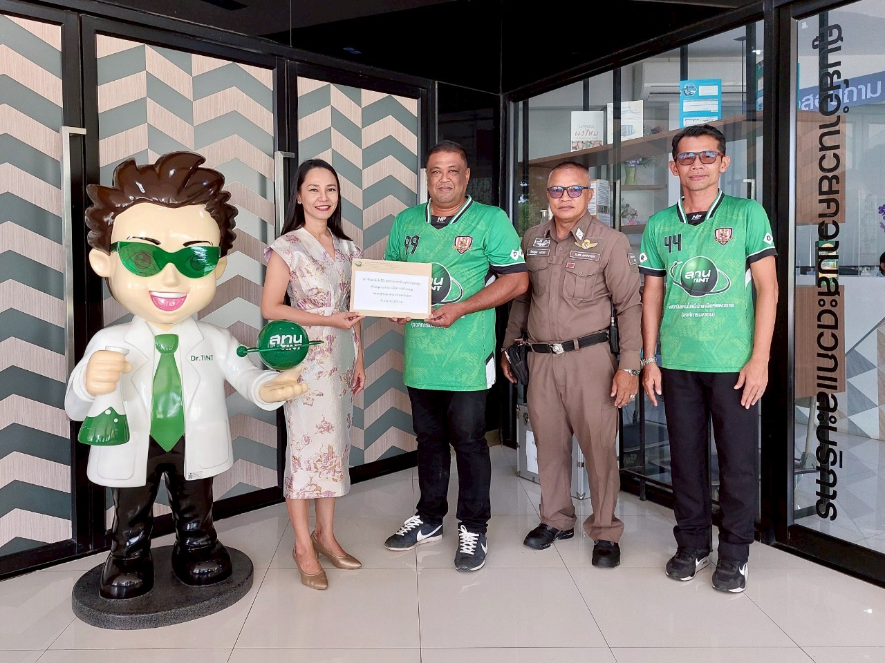 TINT visits covid hospital center