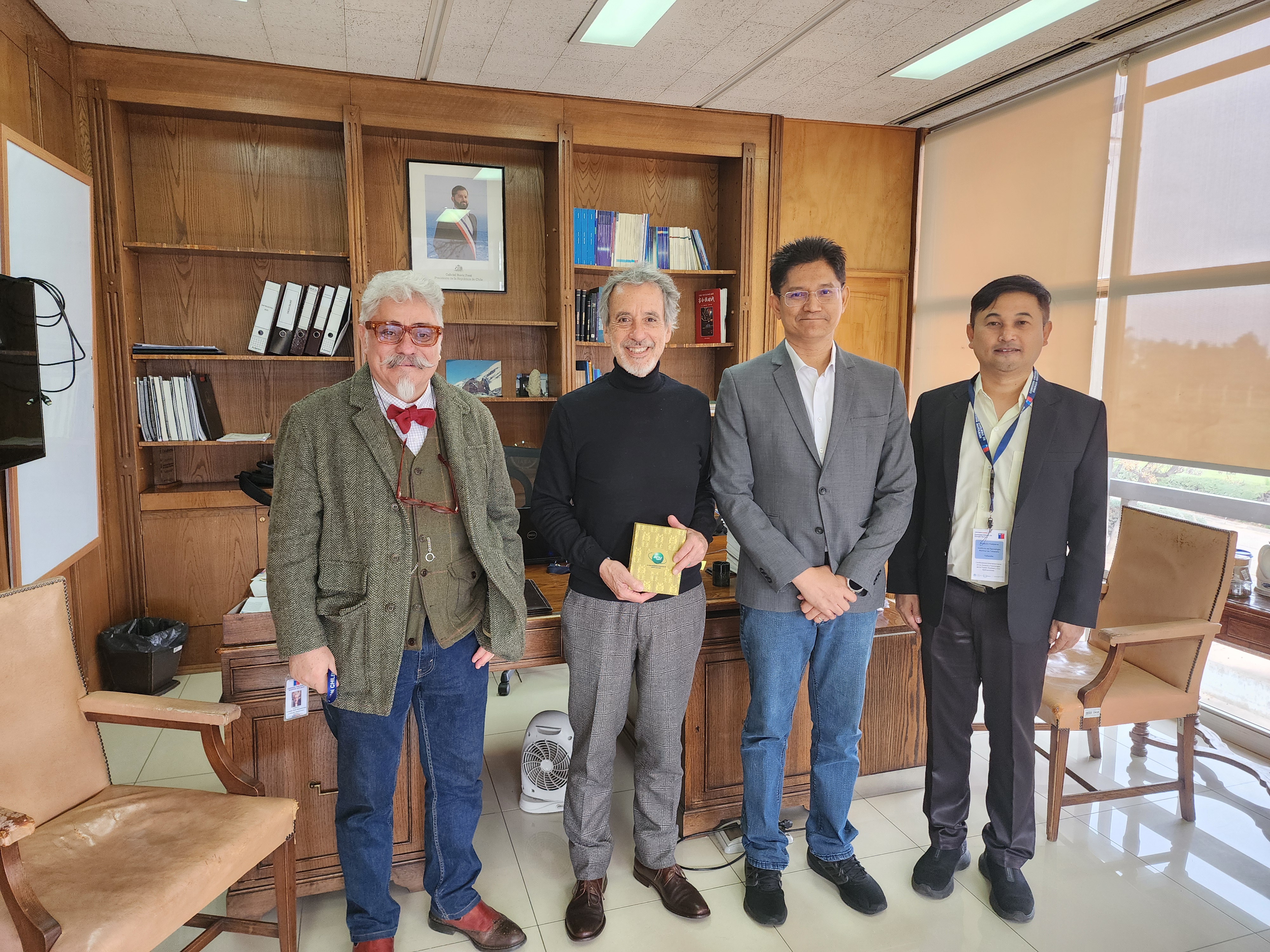 TINT visits covid hospital center