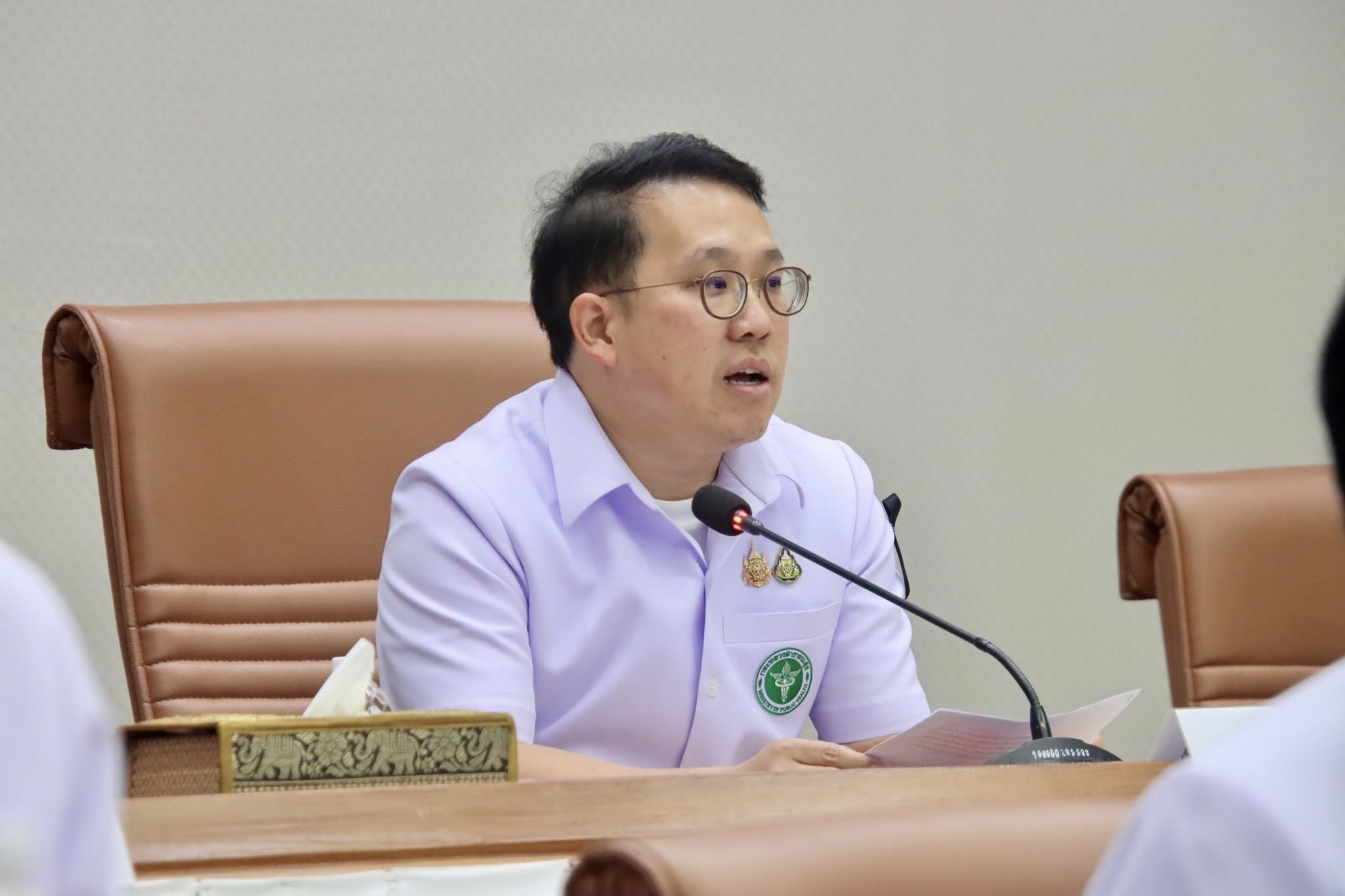 TINT visits covid hospital center