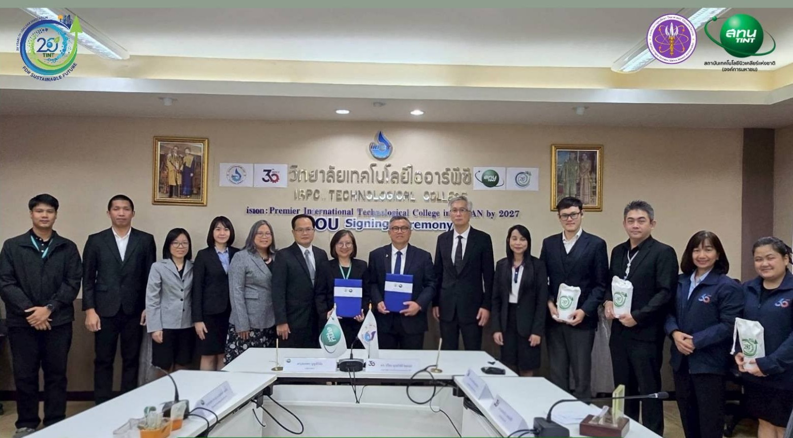 TINT visits covid hospital center