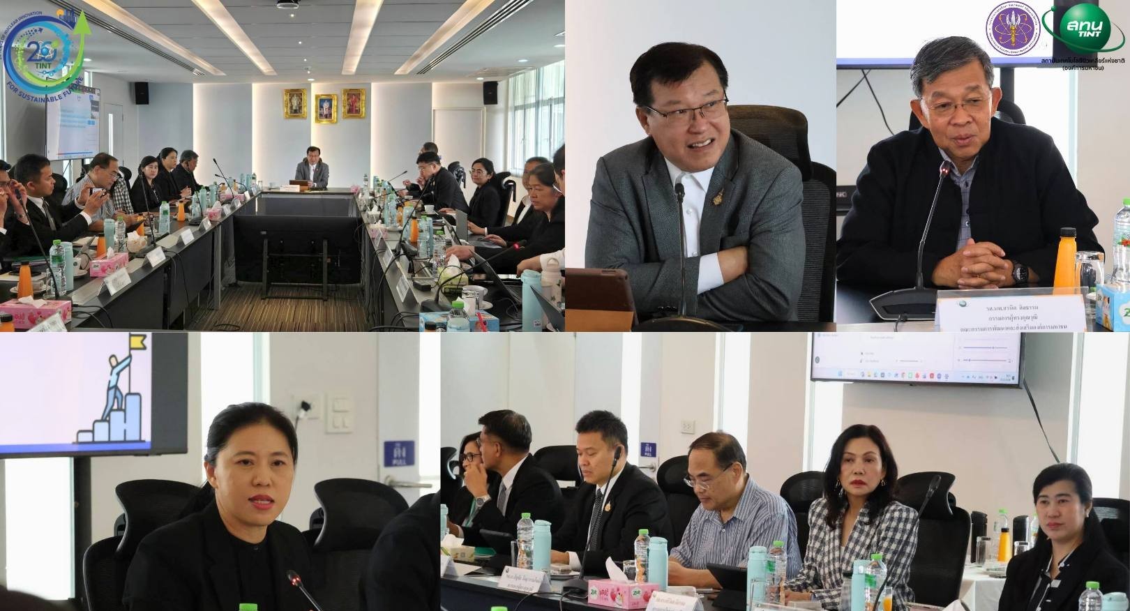 TINT visits covid hospital center