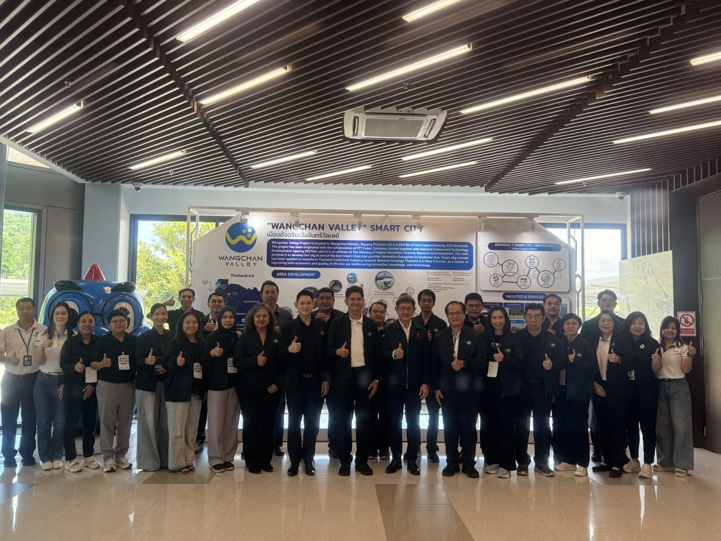 TINT visits covid hospital center